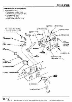 Honda BF20A-BF25A, BF25D-BF30D Outboard Motors Shop Manual., Page 323