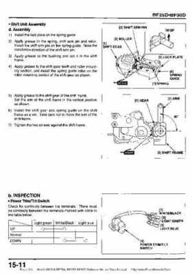 Honda BF20A-BF25A, BF25D-BF30D Outboard Motors Shop Manual., Page 324