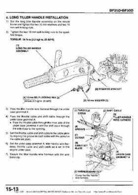 Honda BF20A-BF25A, BF25D-BF30D Outboard Motors Shop Manual., Page 326