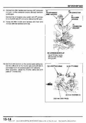 Honda BF20A-BF25A, BF25D-BF30D Outboard Motors Shop Manual., Page 327