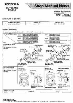 Honda BF20A-BF25A, BF25D-BF30D Outboard Motors Shop Manual., Page 342