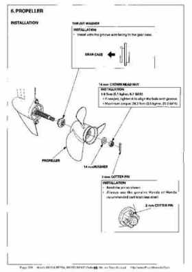 Honda BF20A-BF25A, BF25D-BF30D Outboard Motors Shop Manual., Page 378