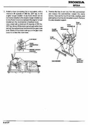Honda BF20A-BF25A, BF25D-BF30D Outboard Motors Shop Manual., Page 399
