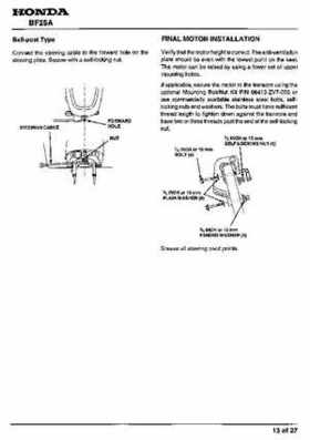 Honda BF20A-BF25A, BF25D-BF30D Outboard Motors Shop Manual., Page 404