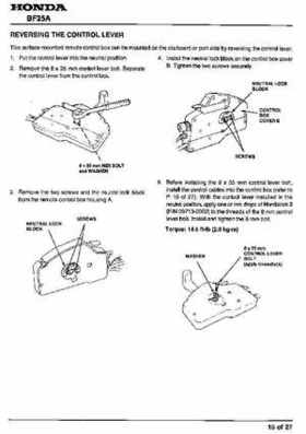 Honda BF20A-BF25A, BF25D-BF30D Outboard Motors Shop Manual., Page 406