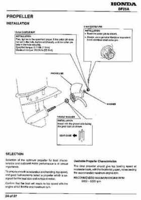 Honda BF20A-BF25A, BF25D-BF30D Outboard Motors Shop Manual., Page 415