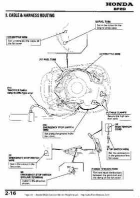 Honda BF2D Outboard Motors Shop Manual, Page 20