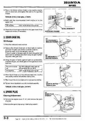 Honda BF2D Outboard Motors Shop Manual, Page 23