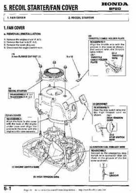 Honda BF2D Outboard Motors Shop Manual, Page 31