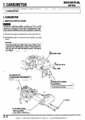 Honda BF2D Outboard Motors Shop Manual, Page 37