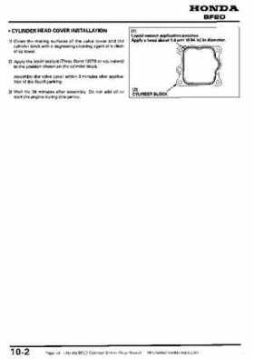 Honda BF2D Outboard Motors Shop Manual, Page 46