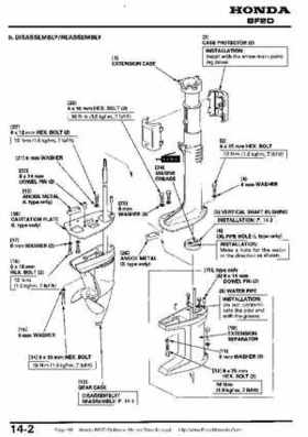 Honda BF2D Outboard Motors Shop Manual, Page 69