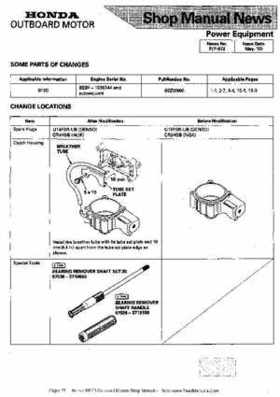 Honda BF2D Outboard Motors Shop Manual, Page 75