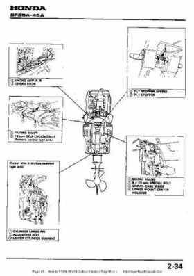 Honda BF35A-BF45A Outboard Motors Shop Manual., Page 43