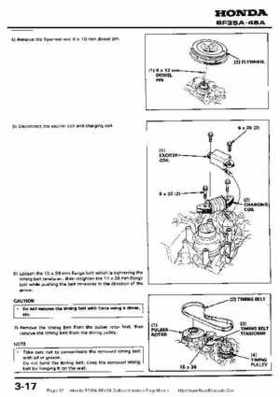Honda BF35A-BF45A Outboard Motors Shop Manual., Page 62