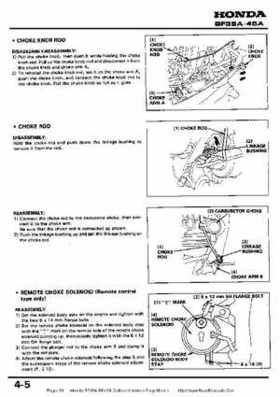 Honda BF35A-BF45A Outboard Motors Shop Manual., Page 69