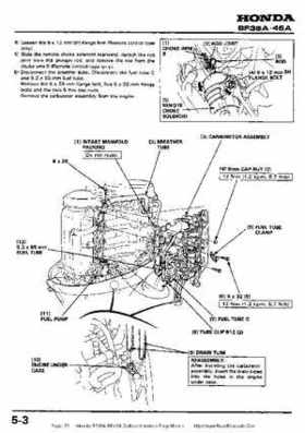 Honda BF35A-BF45A Outboard Motors Shop Manual., Page 72
