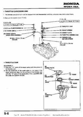 Honda BF35A-BF45A Outboard Motors Shop Manual., Page 75