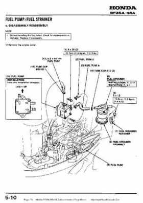 Honda BF35A-BF45A Outboard Motors Shop Manual., Page 79