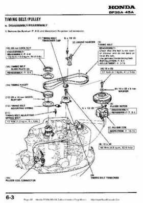 Honda BF35A-BF45A Outboard Motors Shop Manual., Page 85