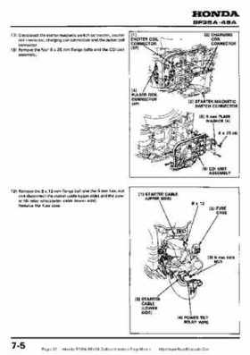 Honda BF35A-BF45A Outboard Motors Shop Manual., Page 92