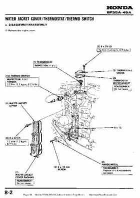 Honda BF35A-BF45A Outboard Motors Shop Manual., Page 98