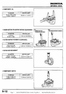 Honda BF35A-BF45A Outboard Motors Shop Manual., Page 111