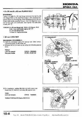 Honda BF35A-BF45A Outboard Motors Shop Manual., Page 119