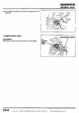 Honda BF35A-BF45A Outboard Motors Shop Manual., Page 120