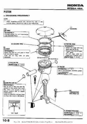Honda BF35A-BF45A Outboard Motors Shop Manual., Page 123