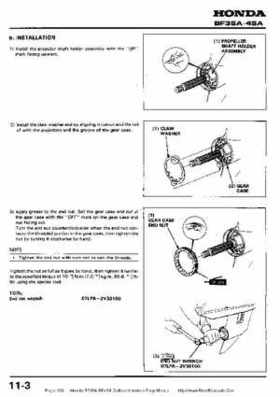 Honda BF35A-BF45A Outboard Motors Shop Manual., Page 133