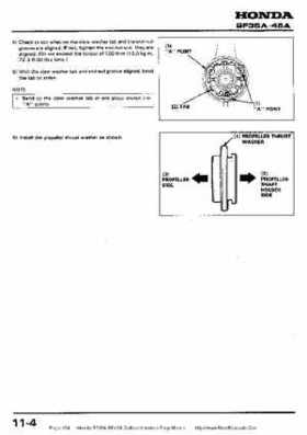 Honda BF35A-BF45A Outboard Motors Shop Manual., Page 134