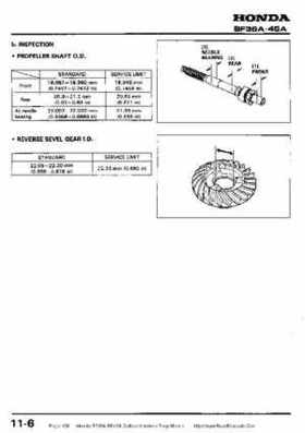 Honda BF35A-BF45A Outboard Motors Shop Manual., Page 136
