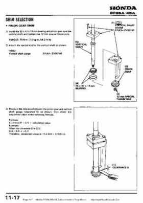 Honda BF35A-BF45A Outboard Motors Shop Manual., Page 147