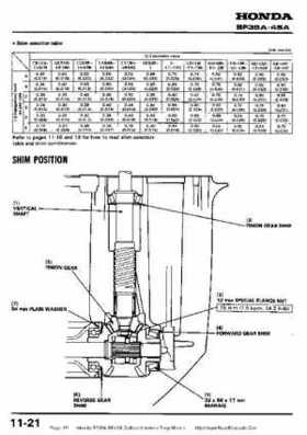Honda BF35A-BF45A Outboard Motors Shop Manual., Page 151