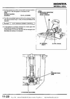 Honda BF35A-BF45A Outboard Motors Shop Manual., Page 153