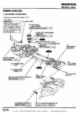 Honda BF35A-BF45A Outboard Motors Shop Manual., Page 160
