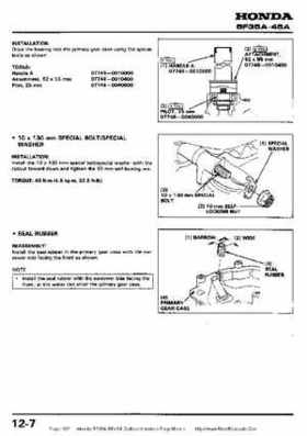 Honda BF35A-BF45A Outboard Motors Shop Manual., Page 162