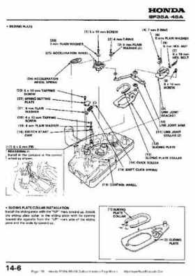 Honda BF35A-BF45A Outboard Motors Shop Manual., Page 176