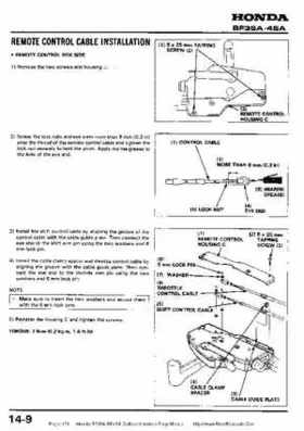 Honda BF35A-BF45A Outboard Motors Shop Manual., Page 179