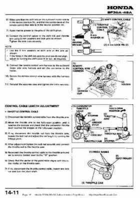 Honda BF35A-BF45A Outboard Motors Shop Manual., Page 181