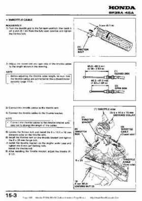 Honda BF35A-BF45A Outboard Motors Shop Manual., Page 185