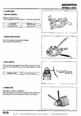 Honda BF35A-BF45A Outboard Motors Shop Manual., Page 197