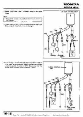 Honda BF35A-BF45A Outboard Motors Shop Manual., Page 204