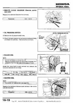Honda BF35A-BF45A Outboard Motors Shop Manual., Page 207
