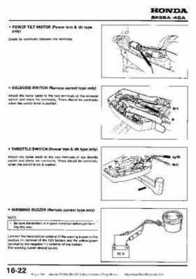 Honda BF35A-BF45A Outboard Motors Shop Manual., Page 210