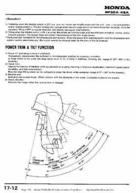 Honda BF35A-BF45A Outboard Motors Shop Manual., Page 223