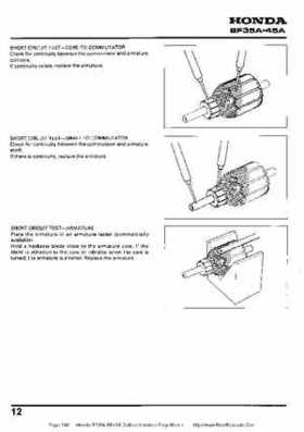 Honda BF35A-BF45A Outboard Motors Shop Manual., Page 246