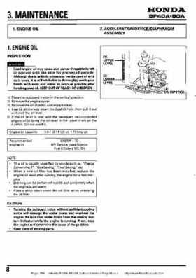 Honda BF35A-BF45A Outboard Motors Shop Manual., Page 254