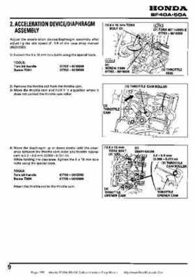 Honda BF35A-BF45A Outboard Motors Shop Manual., Page 255